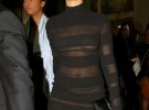 Rihanna luce trasparencias en la Semana de la Moda en Paris