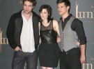 Robert Pattinson, Kristen Stewart y Taylor Lautner revolucionan Madrid con su visita