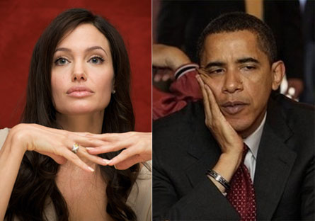 Angelina Jolie odia a Obama