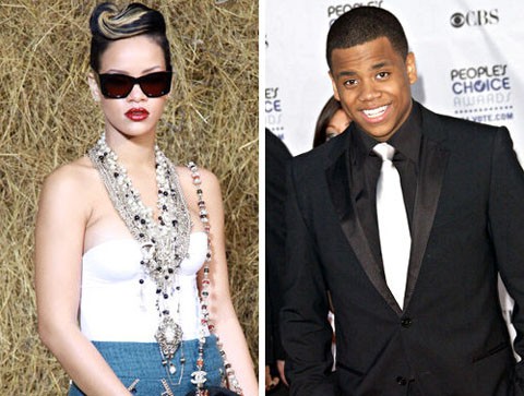 Rihanna sale con Tristan Wilds (Dixon de 90210)