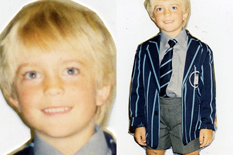Robert Pattinson a la edad de seis años