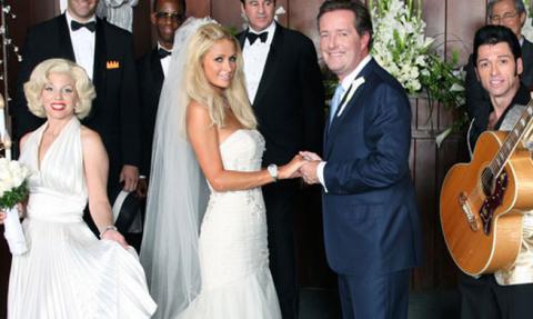 Paris Hilton se casa con Piers Morgan en Las Vegas