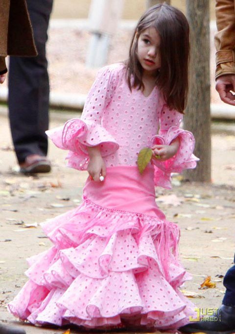 Suri Cruise muy integrada en España