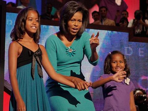 Michelle Obama pone a dieta a sus hijas, Malia y Sasha