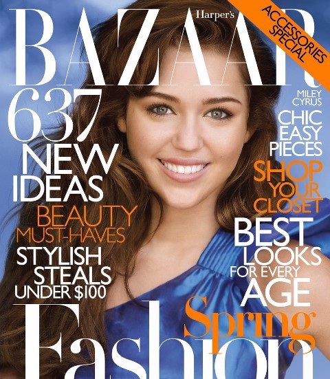 Miley Cyrus protagoniza reportaje en Harper’s Bazaar