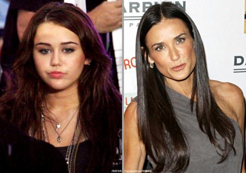 Miley Cyrus y Demi Moore, en negociaciones para trabajar juntas