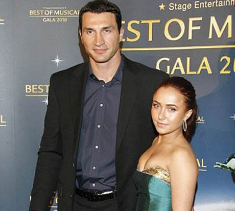 Hayden Panettiere posa feliz con su novio, el boxeador Wladimir Klitschko