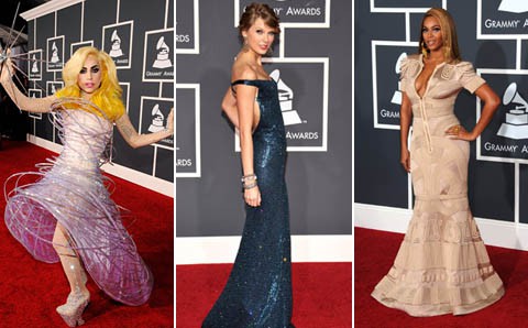 Las mejor y peor vestidas de los Grammy 2010