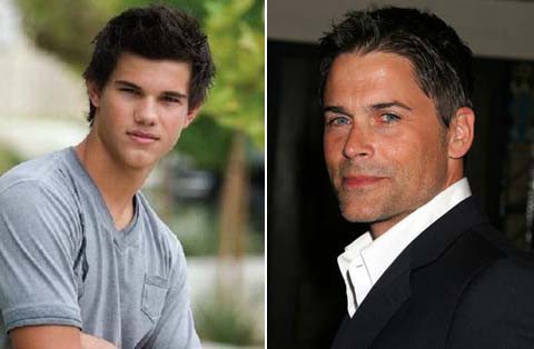 La superbowl une a Taylor Lautner y Rob Lowe