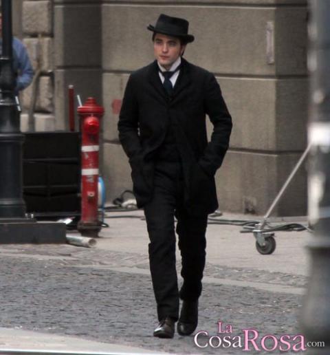 Imágenes de Robert Pattinson rodando Bel Ami en Budapest