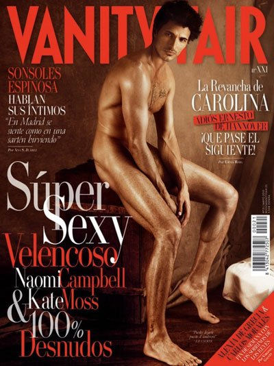 Andrés Velencoso al desnudo para Vanity Fair