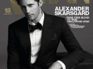 Alexander Skarsgaard posa con look «Robert Pattinson» en VMan
