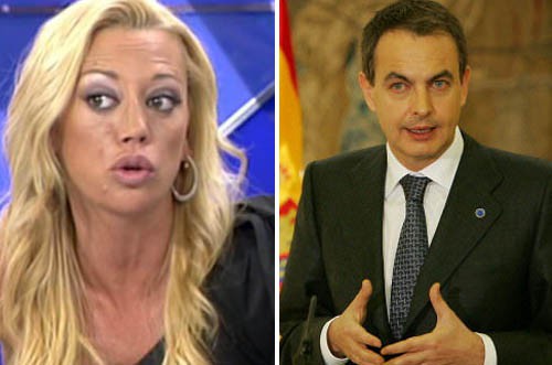 Al 23,2% de los españoles les gustaría ver un enfrentamiento entre Zapatero y Belén Esteban