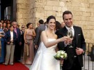 Nuria Fergó, radiante en su boda con José Manuel Maíz en Palma de Mallorca