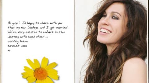 Alanis Morissette se ha casado con Souleye