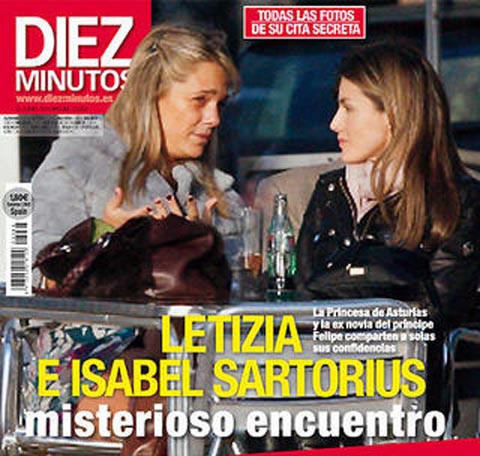 Letizia Ortiz e Isabel Sartorius, dos amigas íntimas