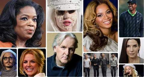 Vuelve la lista de los más ricos del espectáculo liderada por Oprah Winfrey