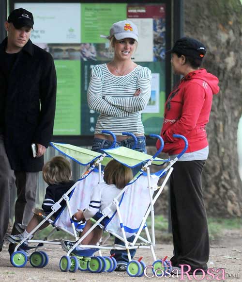 Britney Spears y Kevin Federline, juntos en la graduación de preescolar de sus hijos