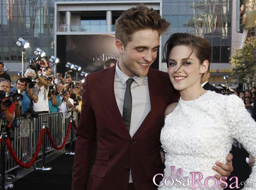 Robert Pattinson y Kristen Stewart, felices en la fiesta privada de Eclipse