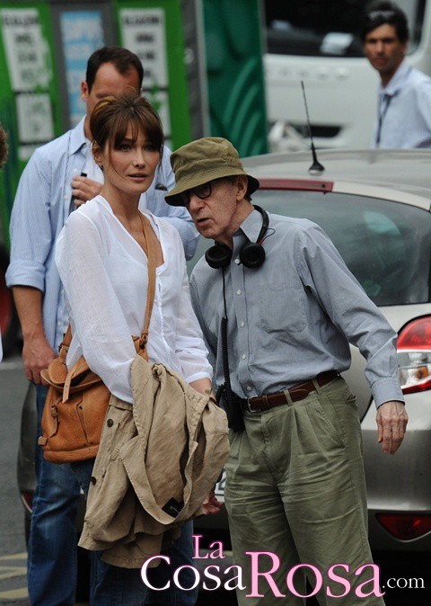 Carla Bruni muy casual saca de quicio a Woody Allen