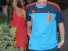 Iker Casillas y Sara Carbonero terminaron las celebraciones de la roja juntos