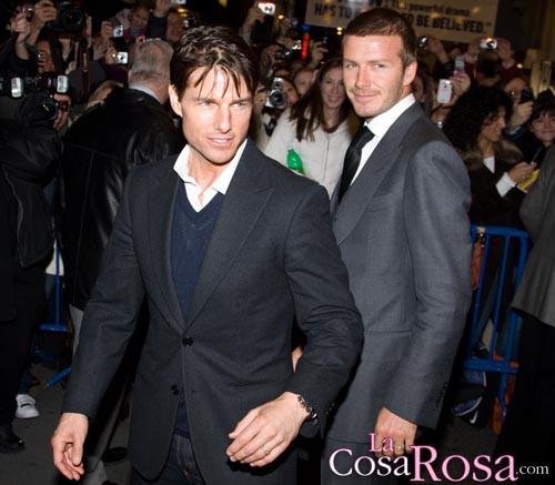 Tom Cruise anima a David Beckham a ser actor