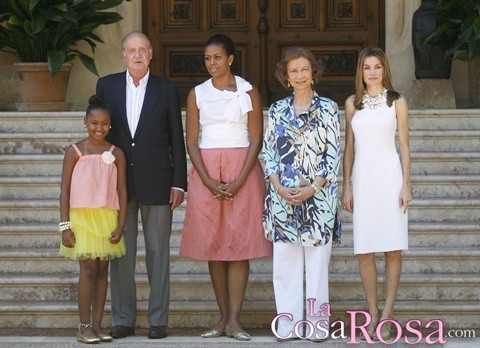 Sasha la hija de Obama protagonista del posado real en Palma