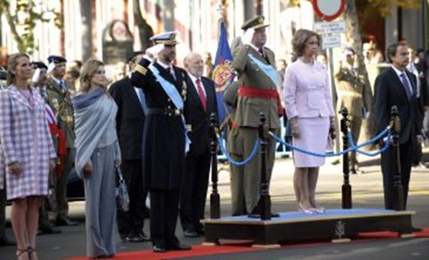 Doña Letizia dicen se saltó el protocolo el Día de la Hispanidad