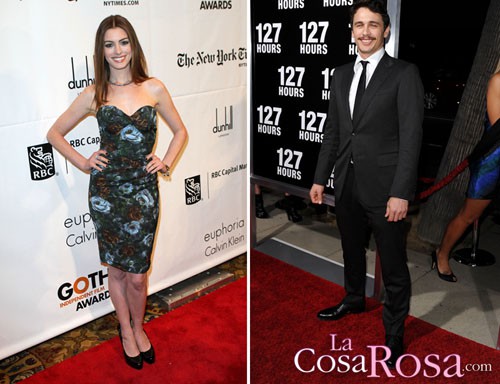 James Franco y Anne Hathaway, savia nueva en la gala de Oscars 2011