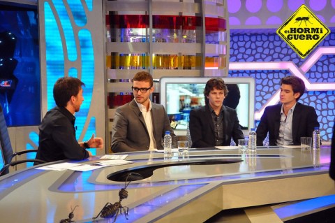 Jesse Eisenberg se queja del trato recibido en El Hormiguero