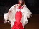 LaToya Jackson se viste de flamenca en Sevilla