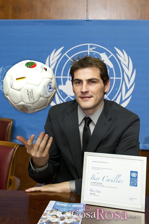 Iker Casillas nombrado Embajador de Buena Voluntad de la ONU