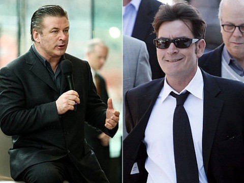 Alec Baldwin publica un artículo para aconsejarle a Charlie Sheen que cambie su modo de vida