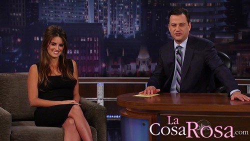 Penélope Cruz reaparece en el programa de Jimmy Kimmel