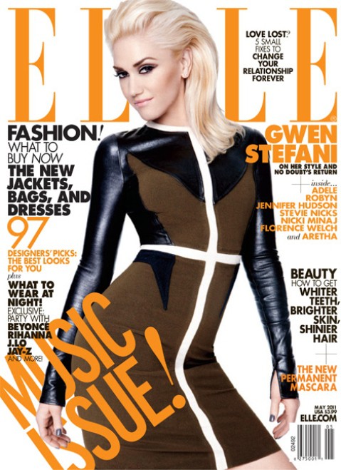 Gwen Stefani, portada de Elle y entrevista sobre su vida