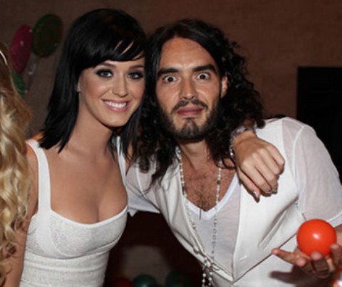 Falsos rumores de separación para Katy Perry y Russell Brand