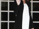 Carla Bruni muestra su embarazo en la reunión del G8