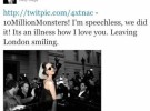 Lady Gaga es la reina en twitter con más de 10 millones de seguidores