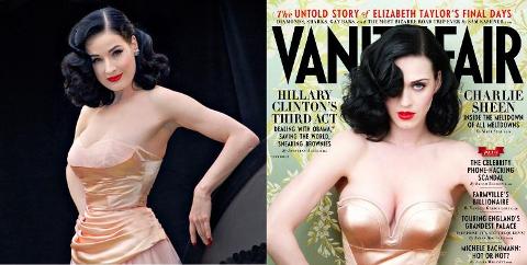 Katy Perry, portada de Vanity Fair, y sus problemas con Dita Von Teese