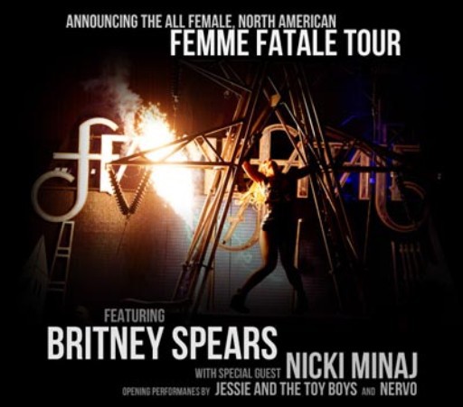 Britney Spears comienza su gira mundial, Femme Fatale