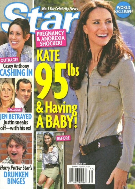 Kate Middleton y su peso, rumores de la prensa inglesa