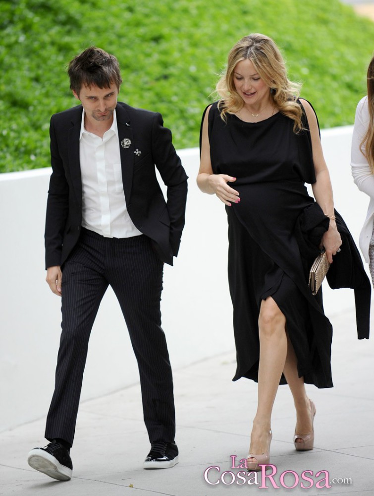 Kate Hudson y Matt Bellamy, padres de un niño