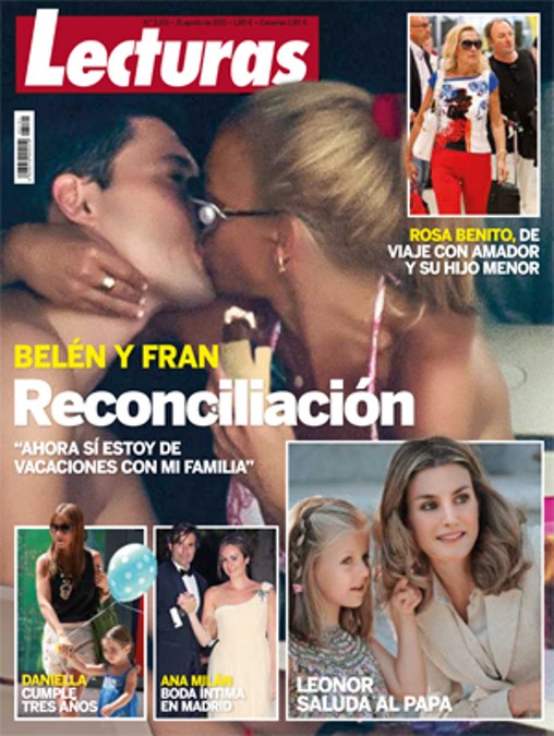 Lecturas lleva a su portada la reconciliación de Belén Esteban y Fran Álvarez