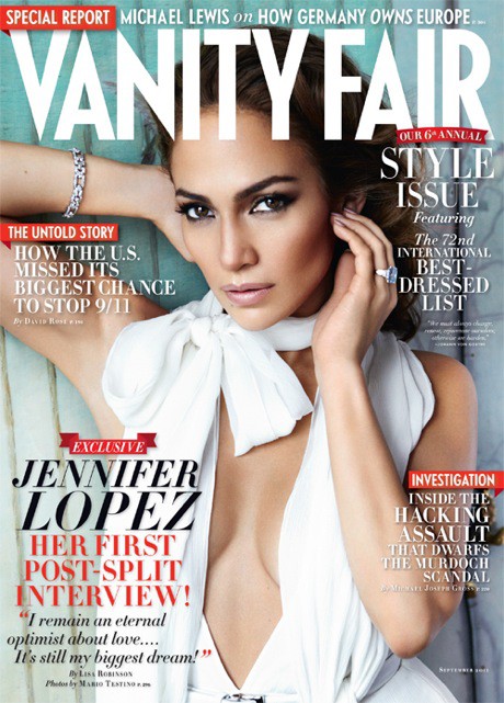 Jennifer Lopez, portada en Vanity Fair y comentario de su divorcio