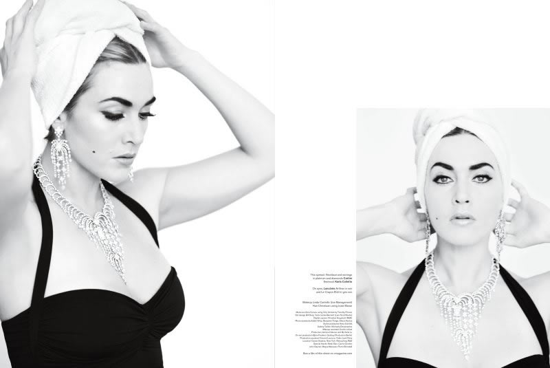 Kate Winslet, homenaje a Liz Taylor en V Magazine