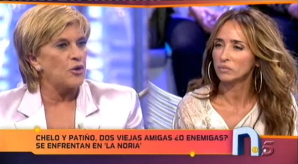 Chelo García Cortés entrevistada en La Noria por María Patiño