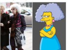 TMZ compara a la Duquesa de Alba con la hermana de Marge Simpson