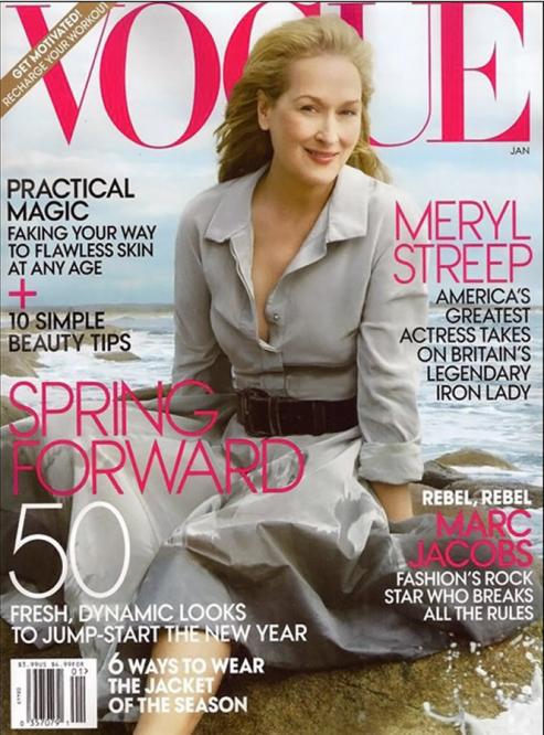 Meryl Streep, su primera portada en Vogue a los 62 años