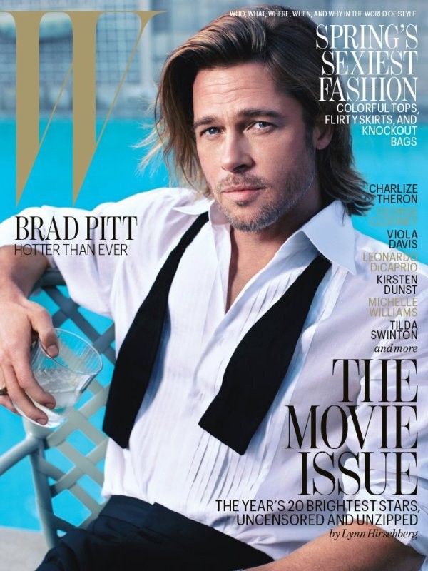 Brad Pitt, vuelve el hombre a la revista W