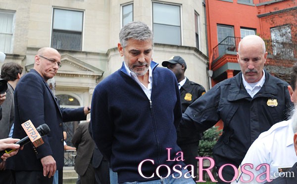 George Clooney, arrestado durante una protesta